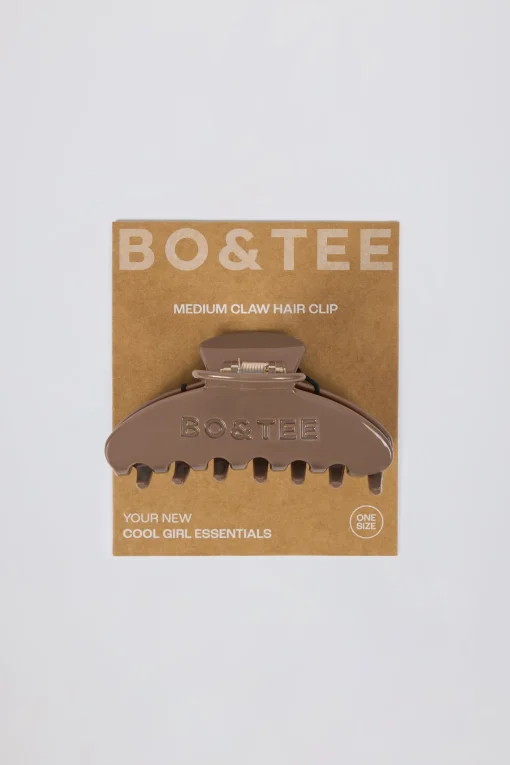 Oh Polly Medium Claw Clip In Taupe Brown Online