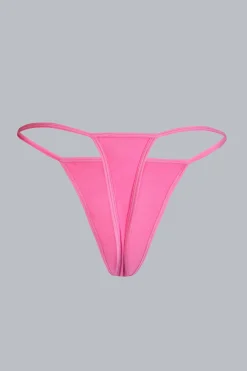 Oh Polly Mid-Rise Seamless Thong In Bubblegum Pink Best Sale