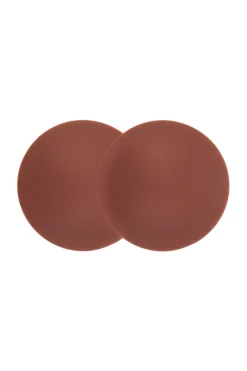 Oh Polly Reusable Silicone Nipple Covers In Chestnut Fashion