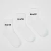 Oh Polly Ribbed Half-Crew Sock Bundle In White Store